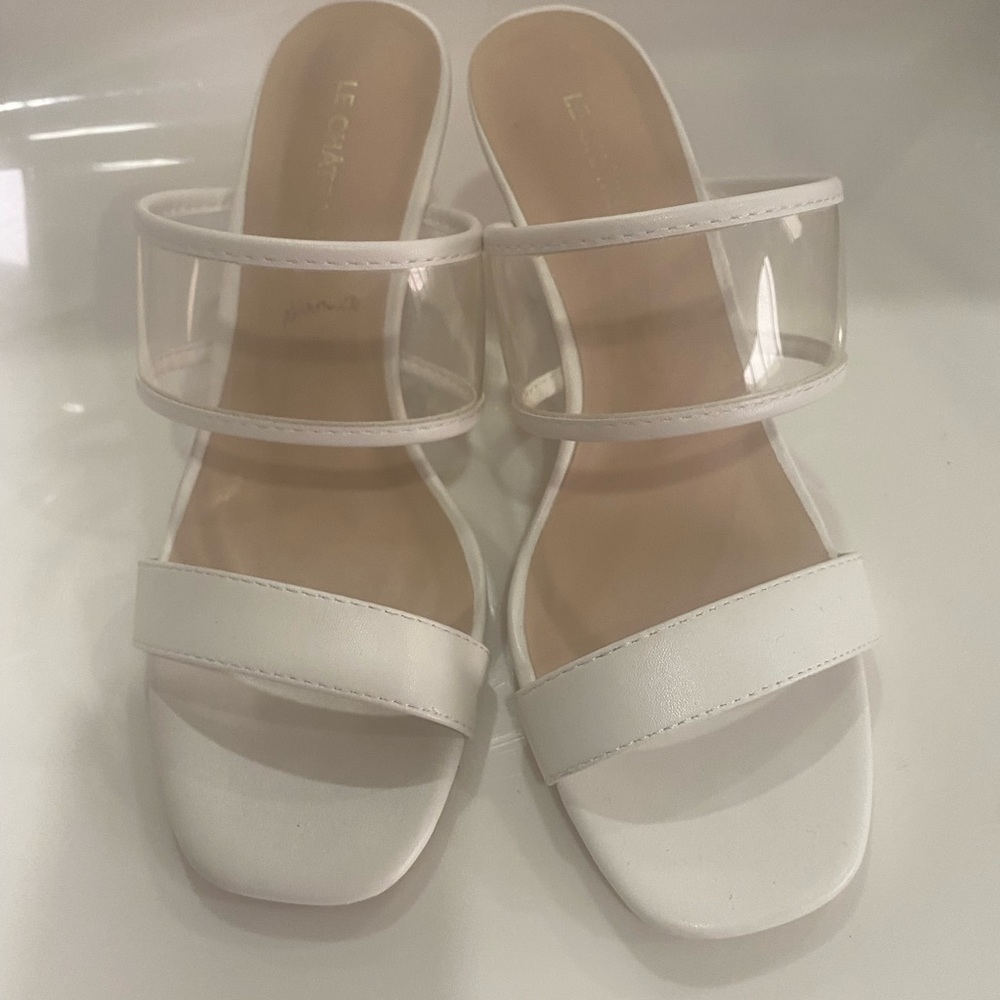 Le Chateau White Wedges - Size 37